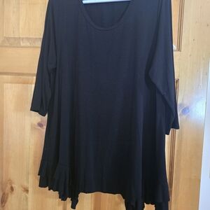 Elegant Black Women's Top